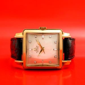 Gübelin Cioccolatone Ipso-Matic or jaune 18kts -1954- Cal. K825 -1954-
