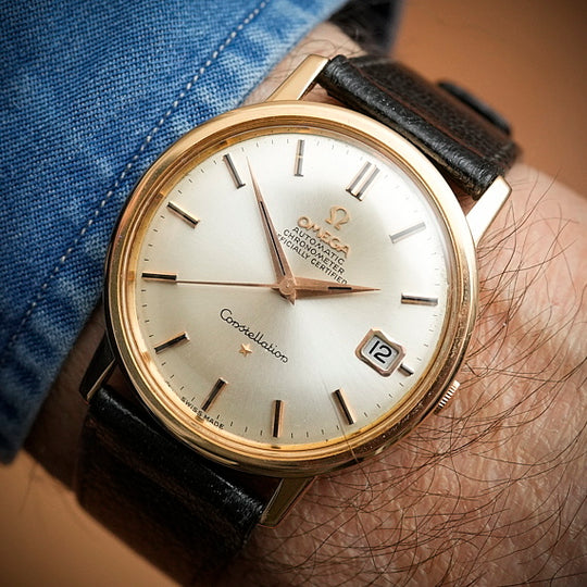 Omega Constellation chronomètre automatique or rose 18kts -1968-  Réf. 168.010/11  Cal. 564  -1968-