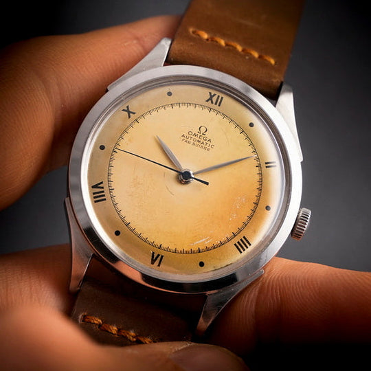 Omega Ambassador Acier Automatique Bumper Réf. 2421/1 Cal. 28.10 RA  -1945-