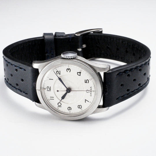 Omega "Traveler's Watch" Saint Christophe Acier Réf. 2041  Cal. 23.4 SC  -1938-