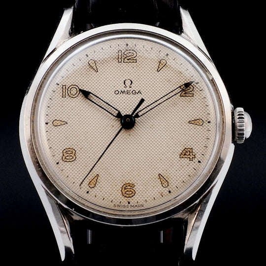 Omega mécanique Acier ’Honeycomb Dial’ Réf.2667-6 SC -1952-