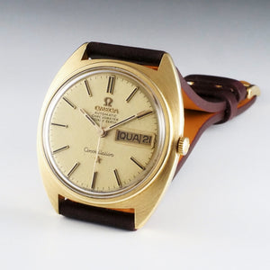 Omega Constellation Day Date "Pie Pan Dial" Or jaune 18Kts Réf.168.019 -1970-