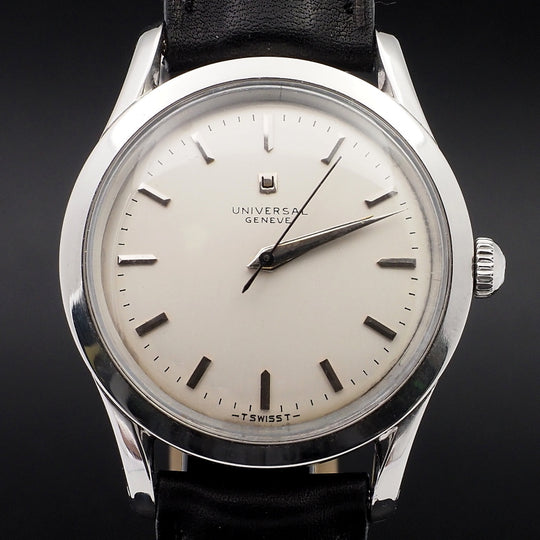 Universal Genève mécanique antimagnetique acier  référence : 1720752 -1956-