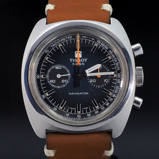 Chronographe acier Tissot Navigator Cal. 872/ Lemania 1277 Réf. 40521 -1976-