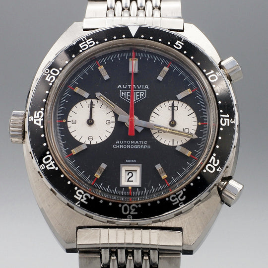 Chronographe Heuer Autavia « Derek Bell » Mark 2 Réf.1163 MH Cal.11 Chronomatic-1969-