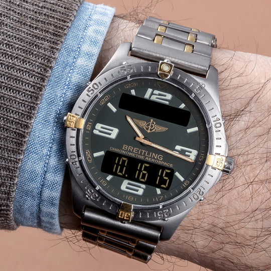 Breitling Chronomètre multifonctions Aerospace Réf. F75362 Cal.75 SuperQuartz -2000-