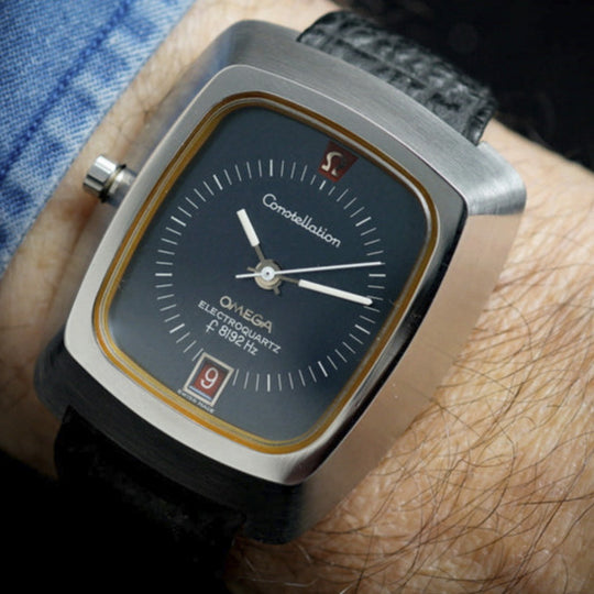 Omega Constellation Electroquartz f8192Hz Beta 21 NOS -1971-  Réf. 196.005  Cal. 1300 ElectroQuartz f8192Hz / CEH Beta21  -1971-