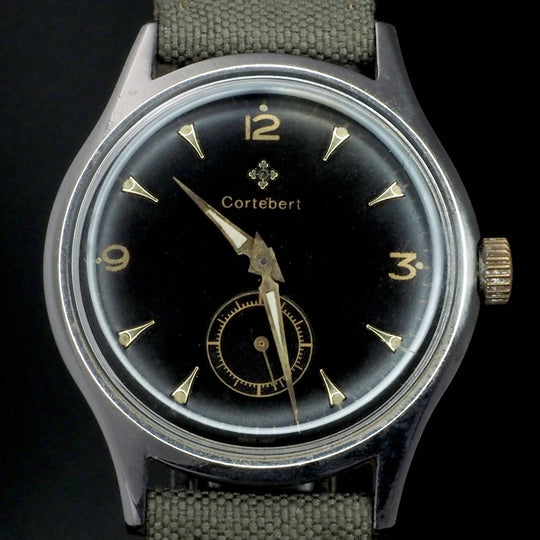 Cortébert Acier 38 x 38 mm Calibre 677 -1948-