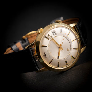 Jaeger-LeCoultre Memovox or Jaune 18kts automatique Bumper réf. 855  Cal. K825  -1965-