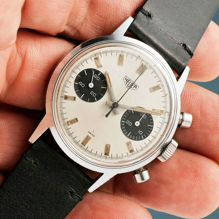 Heuer Carrera Vintage Panda Heuer Chronographe Carrera Panda