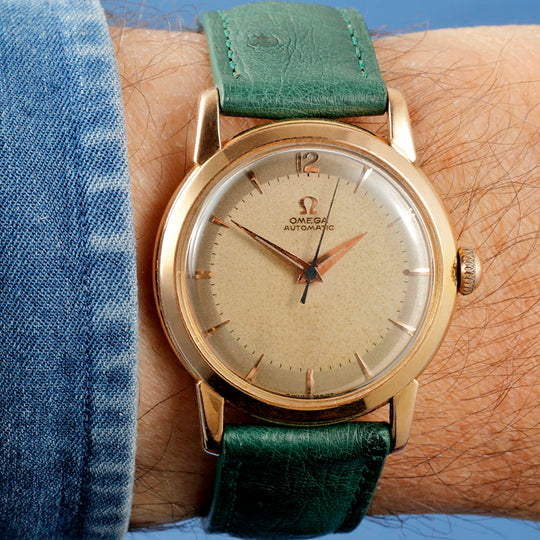 Omega Calatrava automatique or rose 18kts -1956-  Réf. 245133  Cal. 501  -1956-