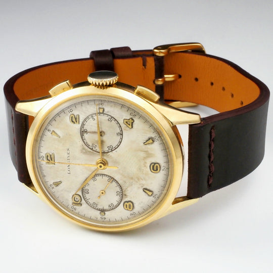 Longines Chronographe or jaune 18Kts fonction Flyback Cal.30Ch Réf.5967 3 -1947-
