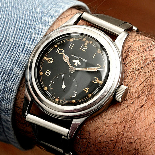 Longines “Dirty Dozen” WW2 Fat Arrow Réf. 5707 Cal. 12.68Z  -1945-