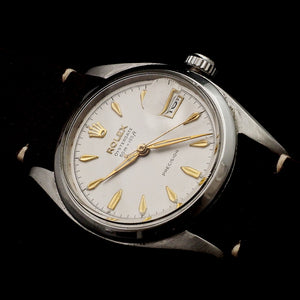 Rolex Oysterdate Precision Acier Réf.6494 "Depth Rating Dial"-1953-