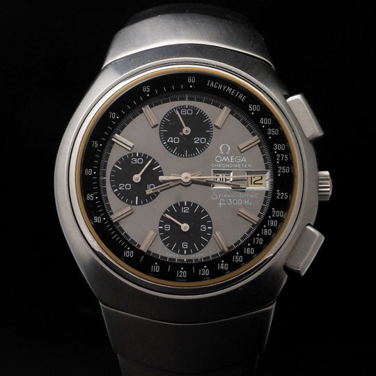 Omega Chronographe Speedsonic F300 Hz "Lobster Tail" Réf.388.0800 -1974-