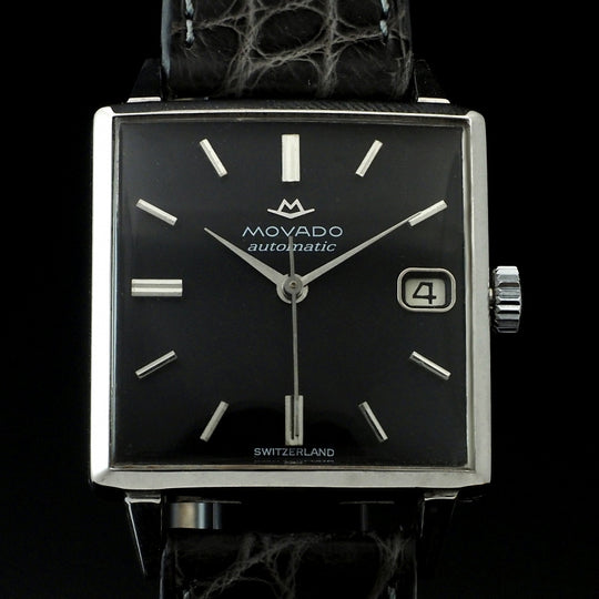 Movado Square Automatique Acier Cal.538 Réf.1364 -1964-