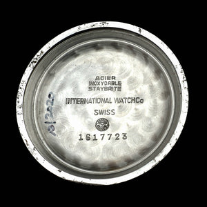 IWC Schaffhausen Acier Automatique "Tabac Dial" Cal.Pellaton 853 -1953-