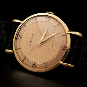 Jaeger LeCoultre Mécanique "Turler Salmon Dial" Or Jaune 18Kts Cal.450C -1948-