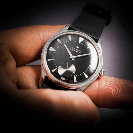 Zenith Vintage Chronomètre Calibre 135 Acier inoxydable 36 mm -1955-