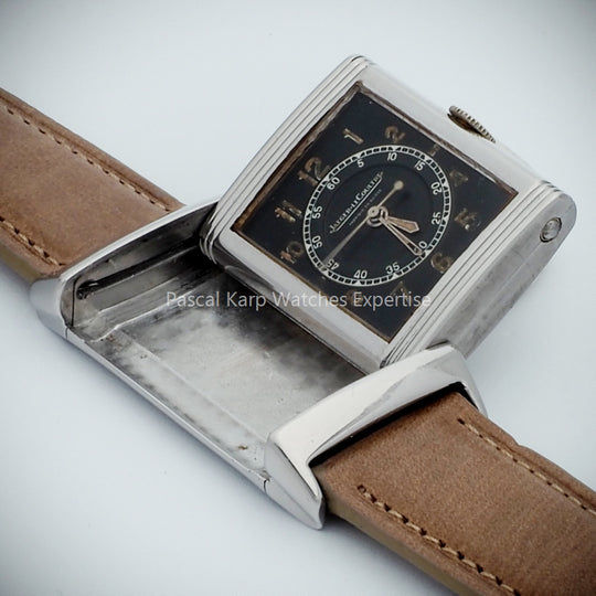 Jaeger LeCoultre Reverso mécanique acier calibre : 411 -1947-