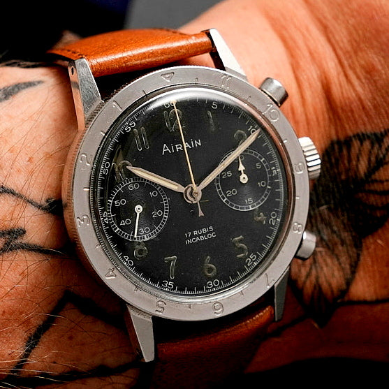 AirainType 20 chronographe flyback Cal.Valjoux 222 1960