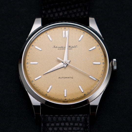 IWC Schaffhausen Acier Automatique "Tabac Dial" Cal.Pellaton 853 -1953-