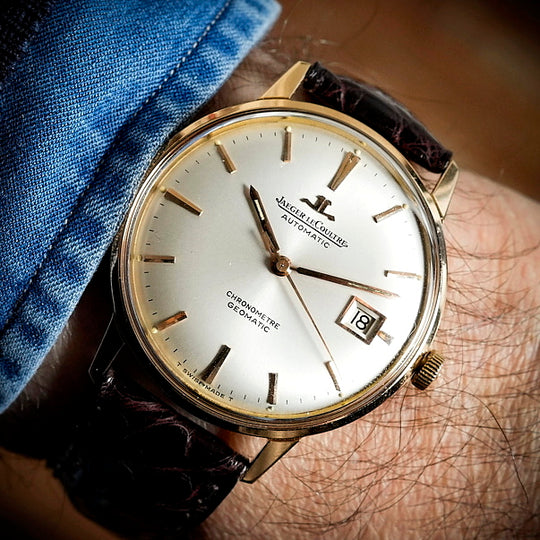 Jaeger LeCoultre Chronomètre Geomatic Or rose 36 mm  Réf. E398/1  Cal. K881G  -1963-