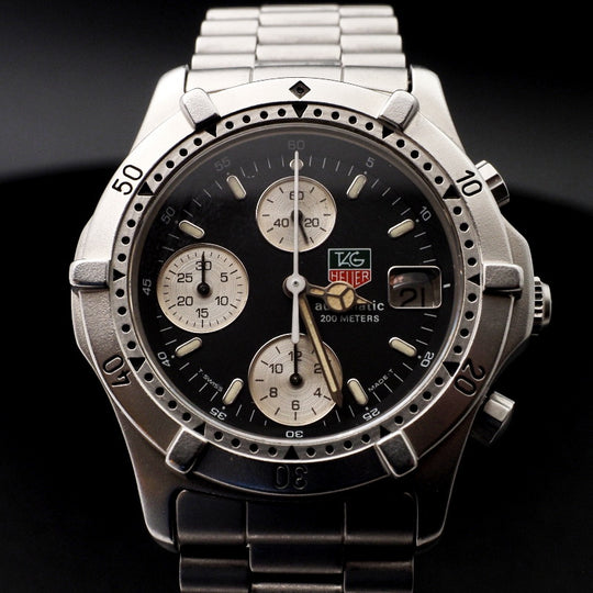 Chronographe TAG Heuer Automatique 200 Meters Acier/Acier Réf.806.306 -1991-