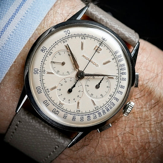 Chronographe Movado acier Calibre M95 Réf. 19038-1950-